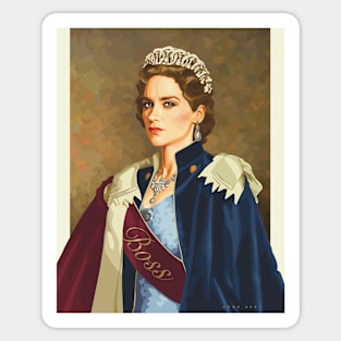 Queen Melanie of Scrofano Sticker